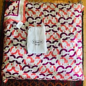 NWT Coach Silk Scarf 🧣